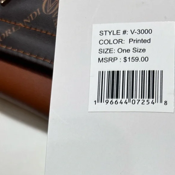 Valentino Orlandi Brown Crossbody Bag, signature, chocolate, tan, brown, small - Picture 2 of 16